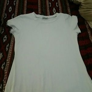 White tunic tshirt dress
